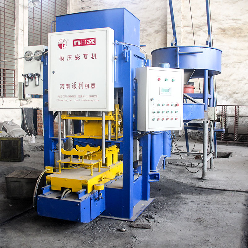 模壓式水泥彩瓦機(jī)用途，工藝流程